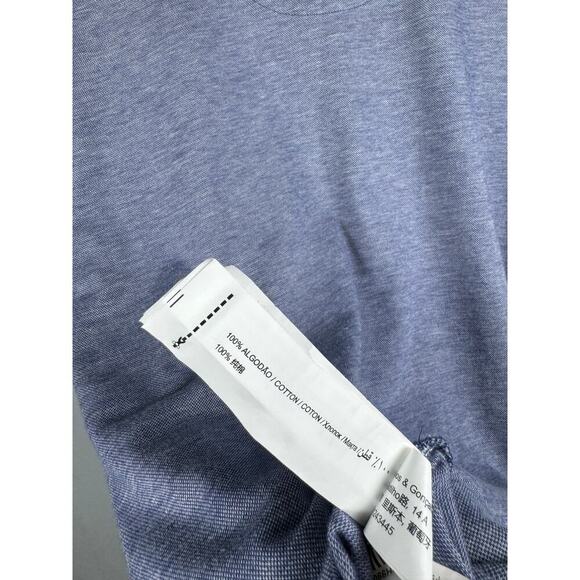 Giovanni Galli 100% Cotton Short Sleeve Polo Blue EU 50 US Men's Medium - Picture 6 of 6